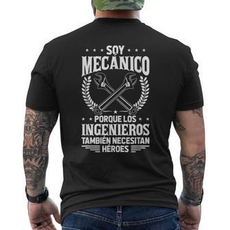 Soy Mecánico Garaje Coche Camiseta Hombre Estampado Espalda - Regaloses