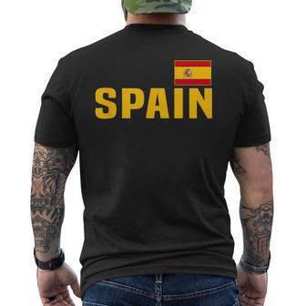Spain Flag Of Spain Classic Men's T-shirt Back Print - Thegiftio UK