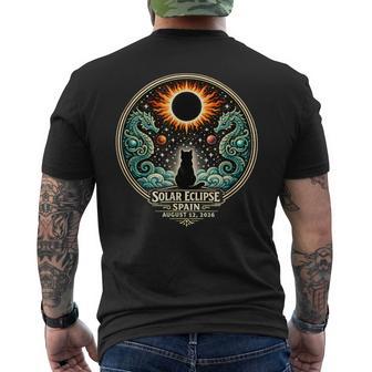 Spain Solar Eclipse 2026 Enjoy The Totality August 12 2026 Men's T-shirt Back Print | Seseable UK