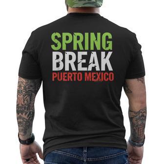 Spring Break Puerto Mexico Latino Vacation Men's T-shirt Back Print | Seseable UK