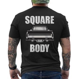 Squarebody Life 1973-1987 Square Body Truck Men's T-shirt Back Print - Thegiftio UK