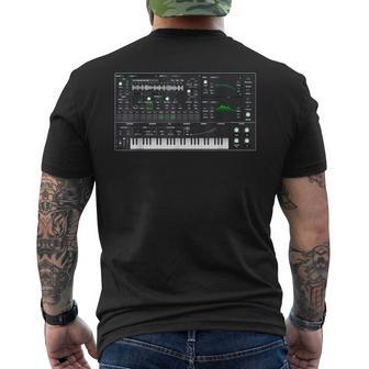 Synthétiseur Musique Électronique T-shirt imprimé au dos - Cadeauxyz