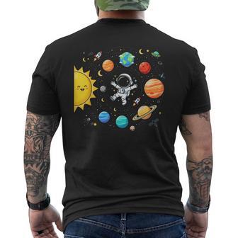 Systèmeolaire Astronaute Planètes Astronomiepacecience Enfants T-shirt imprimé au dos - Cadeauxyz