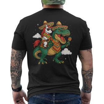 T-Rex Licorne Cinco De Mayo T-shirt imprimé au dos - Cadeauxyz