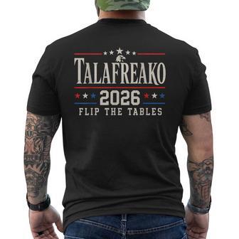 Tables Texas State Campaign Talafreako Men's T-shirt Back Print - Thegiftio UK