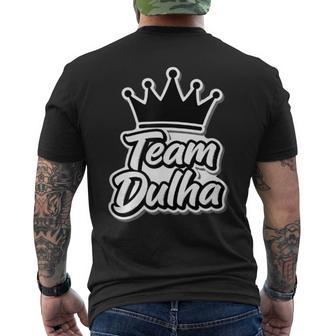 Team Dulha Indian South Asian Wedding Men's T-shirt Back Print - Thegiftio UK