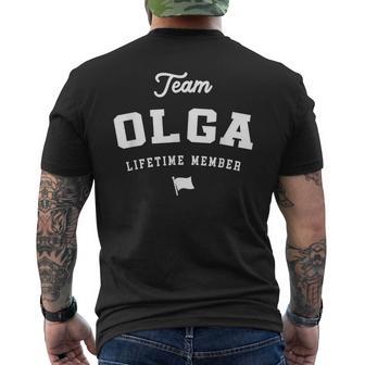 Team Olga Lifetime Miembro Divertido Nombre Olga Camiseta Hombre Estampado Espalda - Regaloses