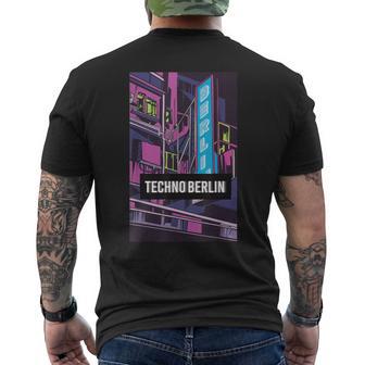 Techno Berlínubsuelo Rave City Idea De Regalo Camiseta Hombre Estampado Espalda - Regaloses