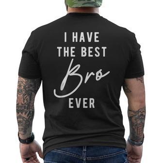 Tengo El Mejor Hermano Para Hermano Camiseta Hombre Estampado Espalda - Regaloses