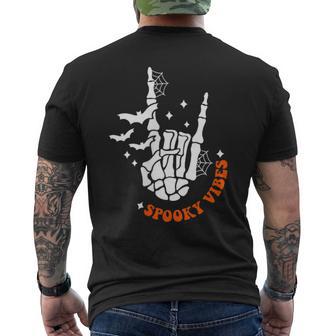 Thick Thighs And Spoony Vibes Halloween 2 Side Men's T-shirt Back Print - Thegiftio UK