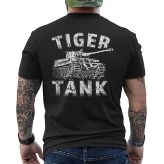 Tiger Tank Histórico Guerra Mundial 2Egunda Guerra Mundial Historia Panzer Alemana In Mangas Camiseta Hombre Estampado Espalda - Regaloses