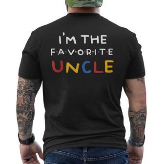 Tío Favorito Hermano Papáobrinaobrino Familia Parientes Camiseta Hombre Estampado Espalda - Regaloses