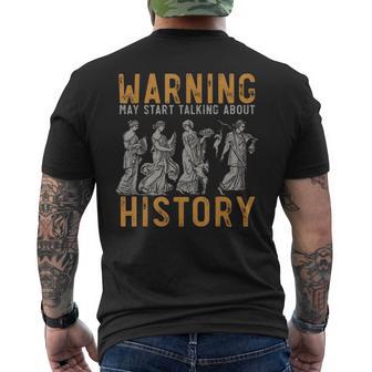 Historiador Divertido Ocupación Historiador Camiseta Hombre Estampado Espalda - Regaloses