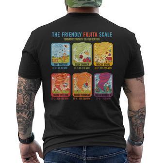 Tornado Ef Scale For Boys Storm Chaser Men's T-shirt Back Print - Thegiftio UK