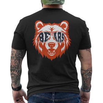 Touchdown Season Football Game Day Autumn Thanksgiving Bear Men's T-shirt Back Print | Seseable UK