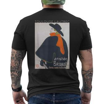 Toulouse Lautrec Aristide Bruant Enu Cabaret Camiseta Hombre Estampado Espalda - Regaloses