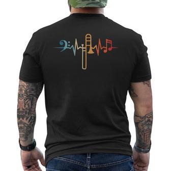 Tromboniste Battement De Cœur Trombone T-shirt imprimé au dos - Cadeauxyz