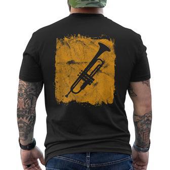Trompetaintage Regalo Músico Blues Retro Camiseta Hombre Estampado Espalda - Regaloses