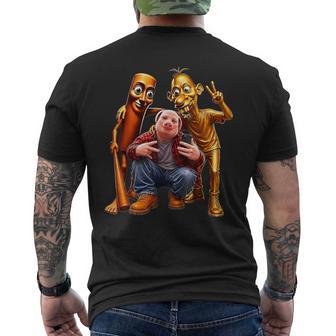 Tung Tung Tung Sahur John Pork Neegy Meme Brainrot Kids Men's T-shirt Back Print - Thegiftio UK