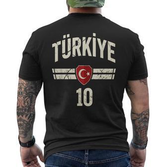 Turquía 10 Unidades Diseño Turkiye Para Entusiastas Camiseta Hombre Estampado Espalda - Regaloses