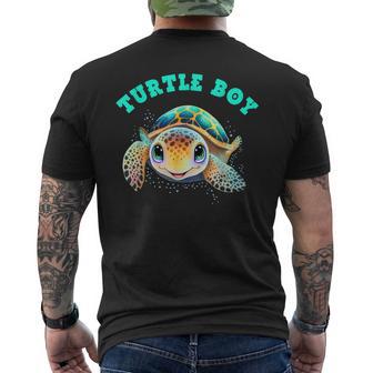 Turtle Boy Traje Del Día De La Tierra Para Niños Tortuga Para Niño Camiseta Hombre Estampado Espalda - Regaloses