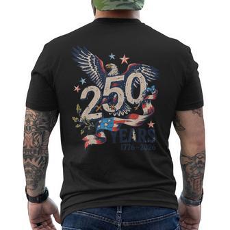 Usa 1776-2026 250 Ans Drapeau Américain T-shirt imprimé au dos - Cadeauxyz