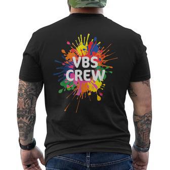 Vbs Crew Vacation Bible School Lighted Squad Men's T-shirt Back Print - Thegiftio UK