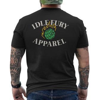 Ver Impresión Trasera Idle Fury Esqueleto Mascota Tierra Camiseta Hombre Estampado Espalda - Regaloses