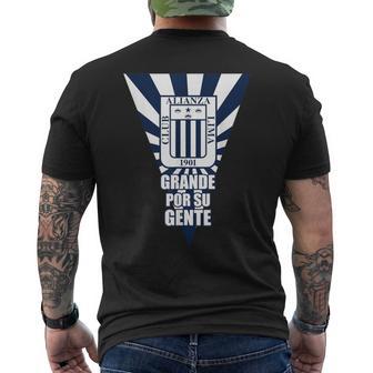 Vintage Alianza Lima Perú Equipo De Fútbol Ropa Estilo Regalo Camiseta Hombre Estampado Espalda - Regaloses