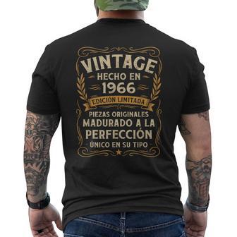 Vintage Hecho En 1966 60 Cumpleaños Regalo 60 Años Hombre Camiseta Hombre Estampado Espalda - Regaloses
