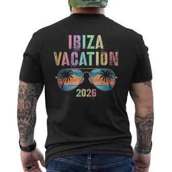 Vintage Ibizaacation 2026Acay Es La Mejor Combinación Paraiajar In Mangas Camiseta Hombre Estampado Espalda - Regaloses