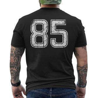 Vintage Number 85 Sports Team Men's T-shirt Back Print | Seseable UK