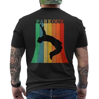 Vintage Parkour Ninja Cityaut À Pied Libre T-shirt imprimé au dos - Cadeauxyz