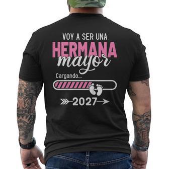 Voy Aer Una Hermana Mayor 2027 Gran Hermana Español 2027 Camiseta Hombre Estampado Espalda - Regaloses