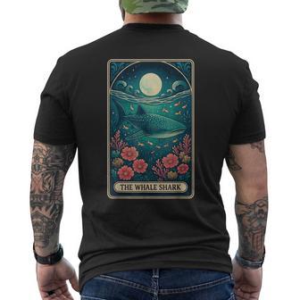 The Whale Shark Tarot Card Men's T-shirt Back Print - Thegiftio UK