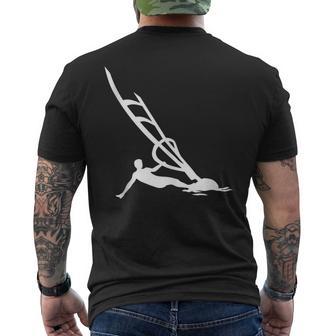 Windsurfista In Mangas Camiseta Hombre Estampado Espalda - Regaloses