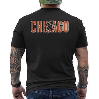 Women's Chicago Retro Vintage Men's T-shirt Back Print - Thegiftio UK