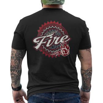 Women's Portland Fire Racing Retro Graphic Men's T-shirt Back Print - Thegiftio UK