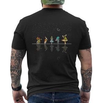 Wonderland Starry Night Alice In Wonderland Men's T-shirt Back Print - Thegiftio UK