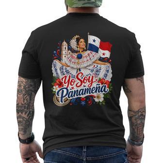 Yo Soy Panameña Folklore Pride Men's T-shirt Back Print - Thegiftio UK