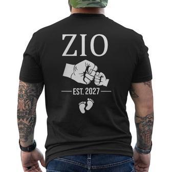 Zio Est 2027 Futuro Zio Loading Annuncio Bebè Famiglia T-shirt da uomo con stampa posteriore - Novitaregali