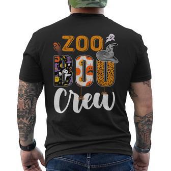 Zoo Boo Crew Halloween Costume Matching Men's T-shirt Back Print - Thegiftio UK