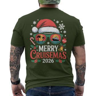 Family Christmas Cruise 2026 Merry Cruisemas Xmas Matching Men's T-shirt Back Print | Seseable UK
