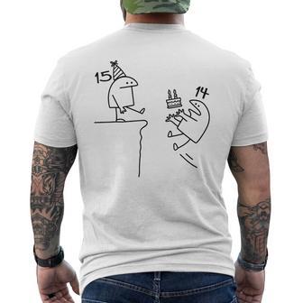 15Th Birthday Party 15 Years Old Birthday Ns Men's T-shirt Back Print - Thegiftio UK
