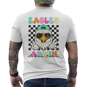 Admin Dream Team Back To School Eagles Teachers Students Men's T-shirt Back Print - Thegiftio UK
