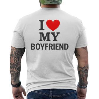 Amo Il Mio Bellissimo Ragazzo Amo Il Mio Bellissimo Fidanzato T-shirt da uomo con stampa posteriore - Novitaregali