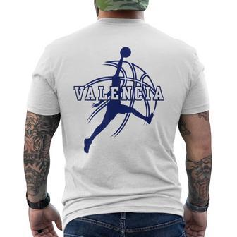 Apoyo Aficionado Baloncestoalencia Cataluña Basketball Camiseta Hombre Estampado Espalda - Regaloses
