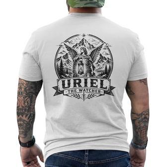 Arcángel Uriel Arcángel Guardiánigilante Camiseta Hombre Estampado Espalda - Regaloses