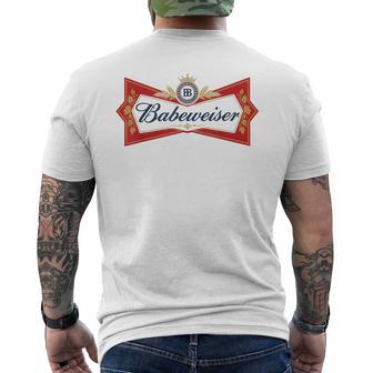 Babeweiser Beer Lover Drinking Party Joke Men's T-shirt Back Print - Thegiftio UK