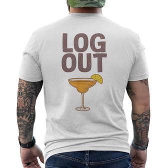 Cerraresión Cotización Cool Office Texto En Negrita Minimalista Camiseta Hombre Estampado Espalda - Regaloses